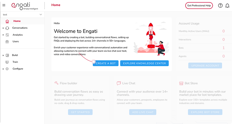 create a chatbot