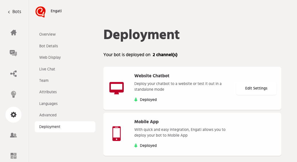 Create a chatbot for your website or mobile app