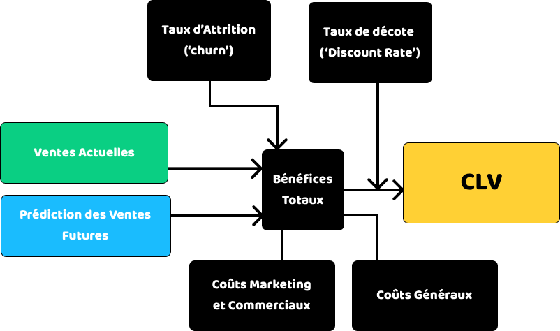 Paramètres influence CLV