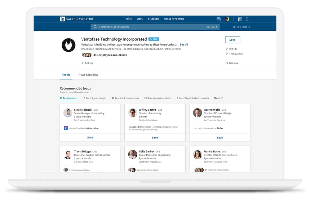 Automatisation Linkedin : Sales Navigator