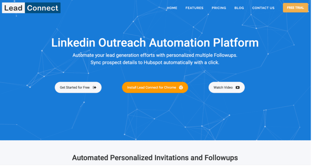 Automatisation LinkedIn : Lead Connect