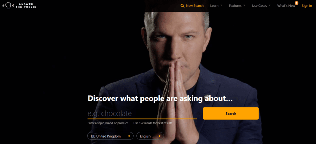 AnswerThePublic Outil