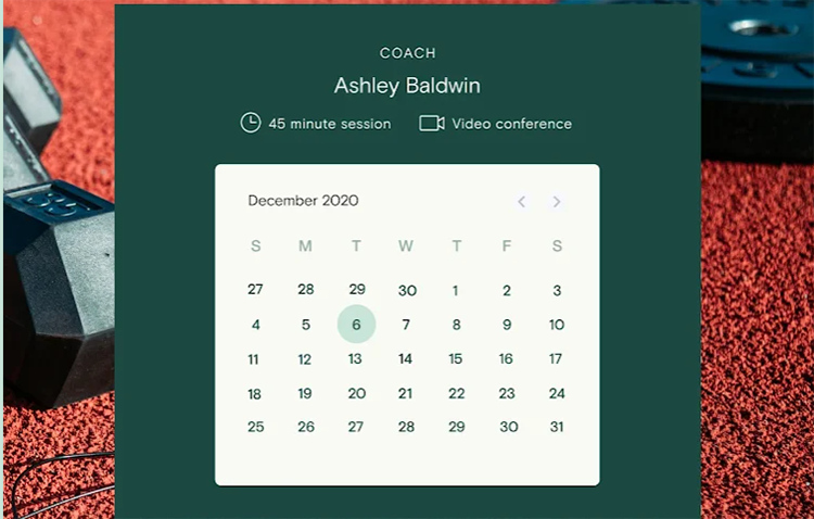 Fonction Calendrier intégrée à Teachable