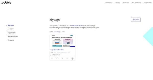 Bubble application