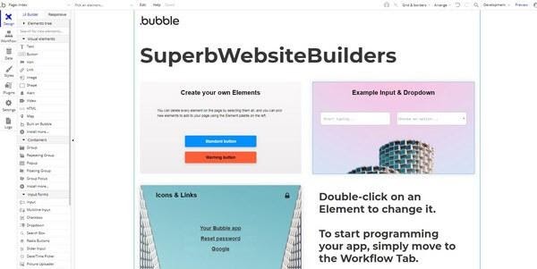Bubble editor