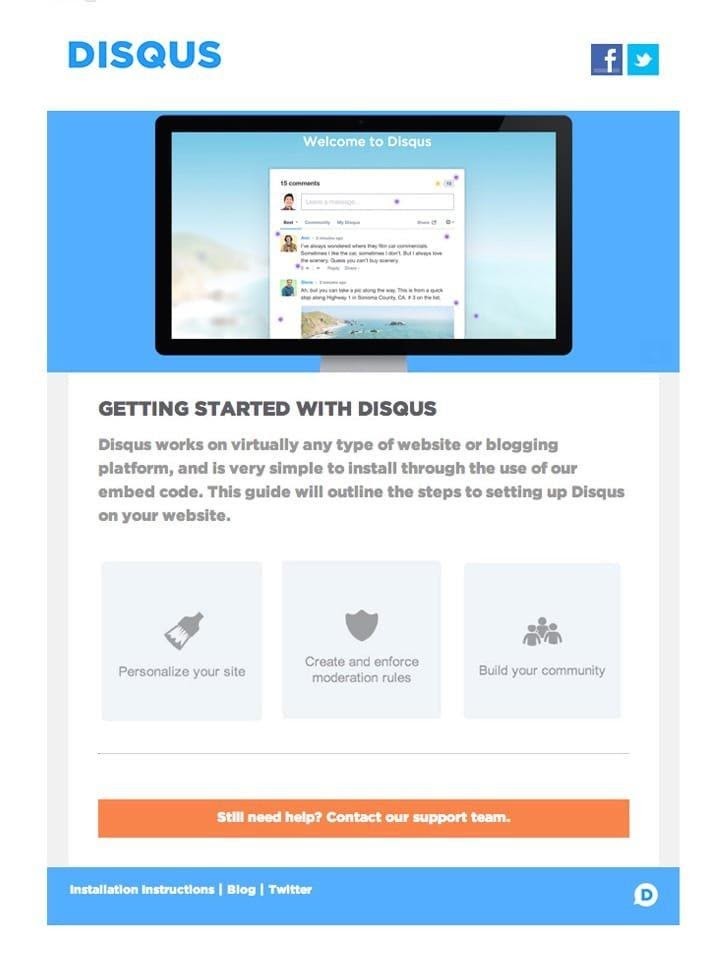 user onboarding best practices disqus