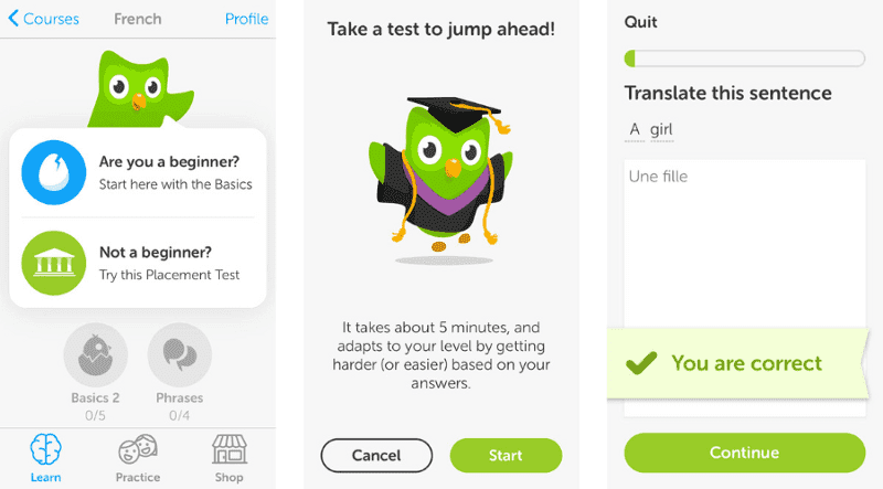 user onboarding best practices duolingo
