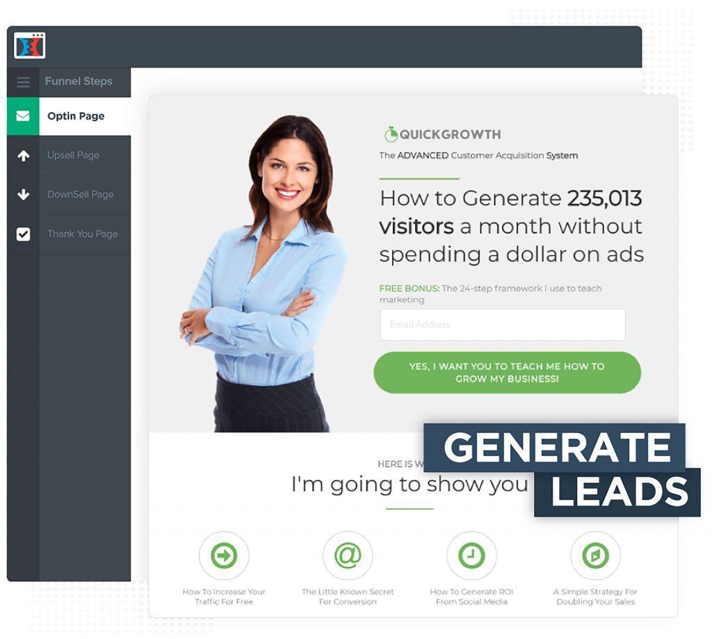 clickfunnels generate leads