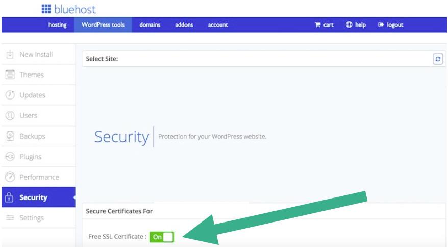 Bluehost SSL