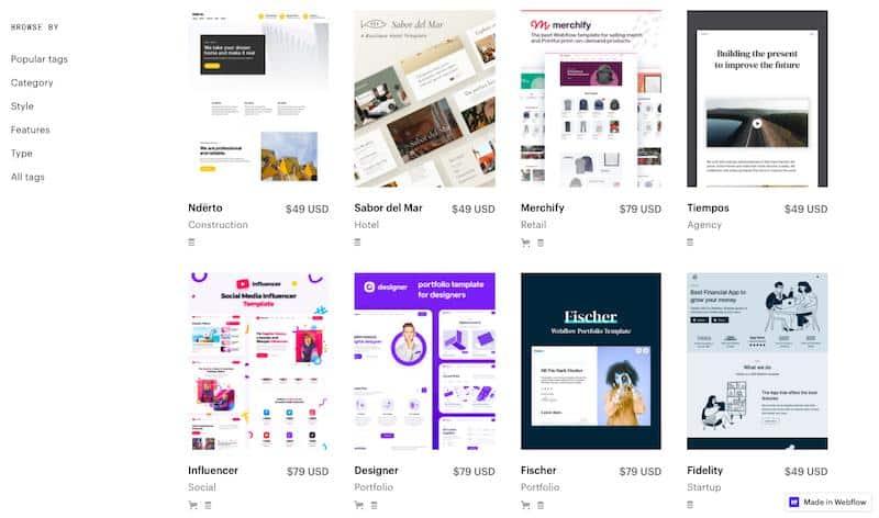 Webflow Templates