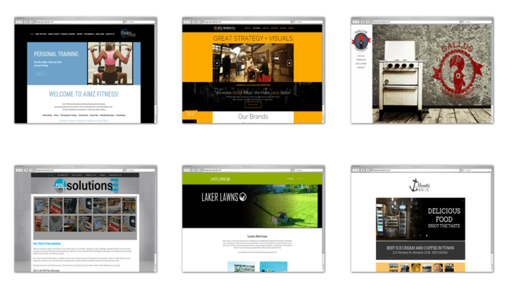 modèles de créateurs de sites web greengeeks