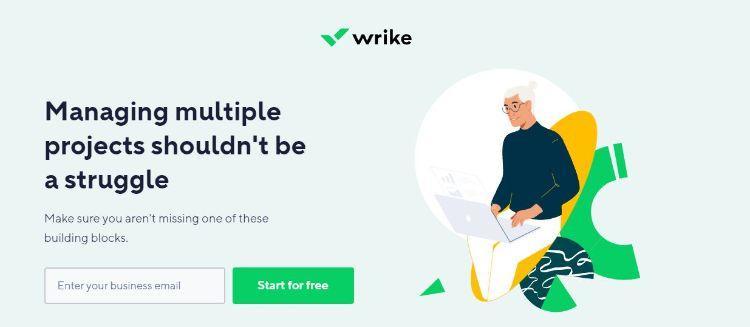 wrike homepage