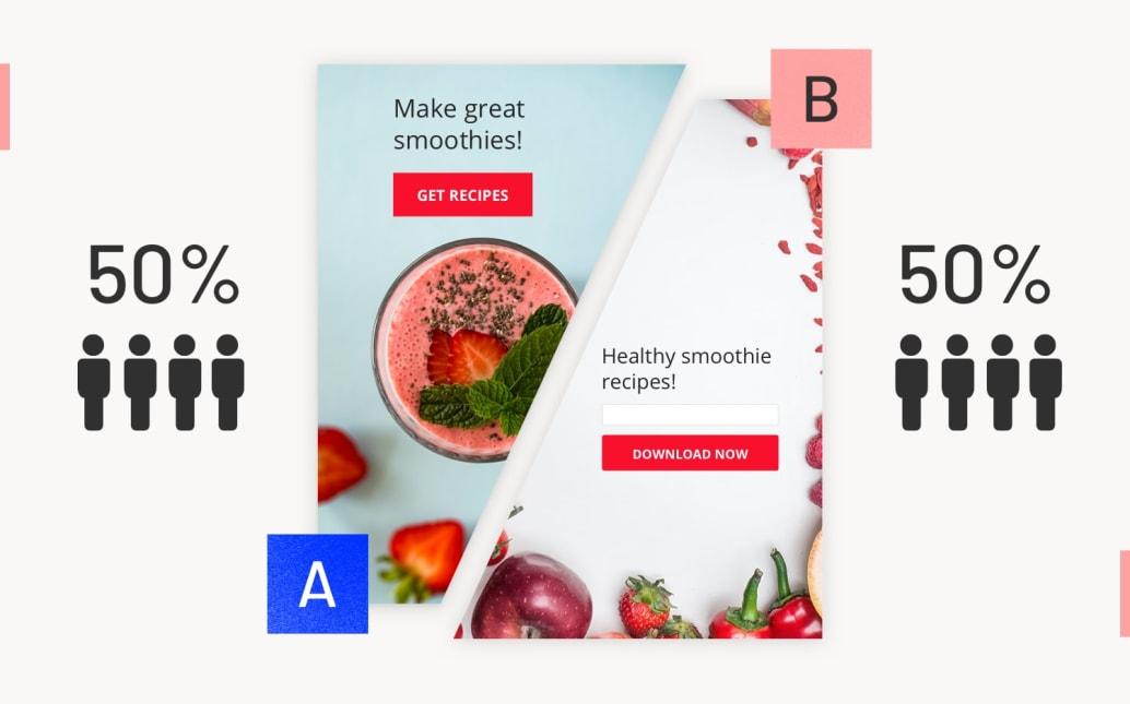 Unbounce - tests A/B