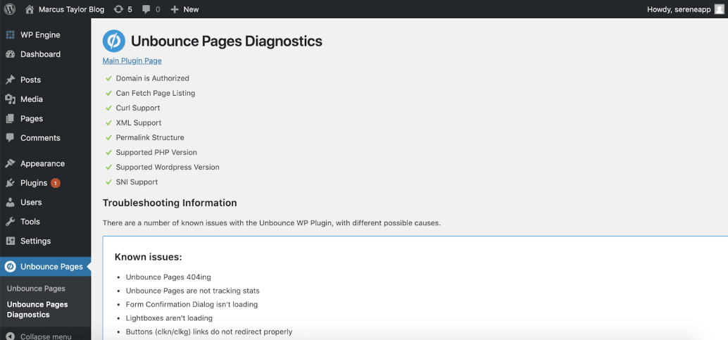Unbounce - Wordpress