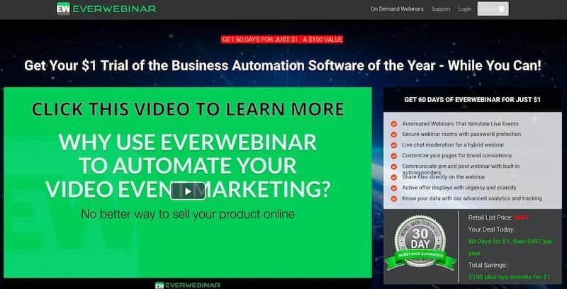 WebinarJam Alternative EverWebinar