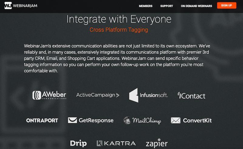 WebinarJam Third-party Integrations