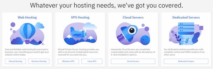 Hostwinds Hosting Solutions