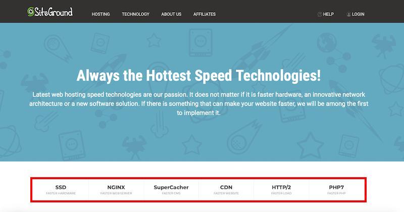 Siteground vs. Bluehost: SiteGround Features