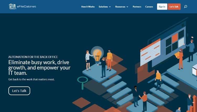 efilecabinet homepage