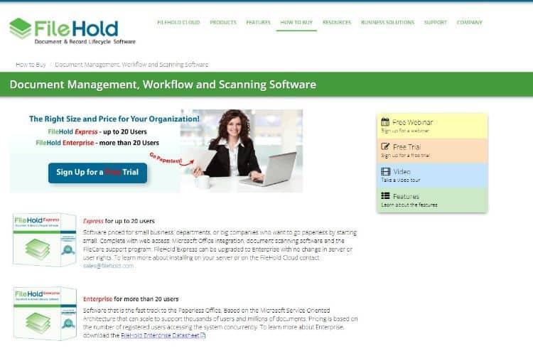 filehold pricing