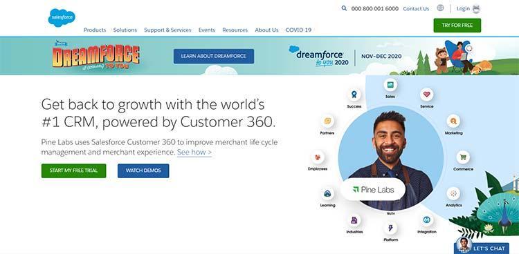 Salesforce Homepage