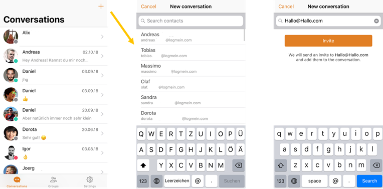 GoToMeeting Review: one on one chat