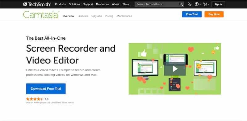 Camtasia - easy-to-use software