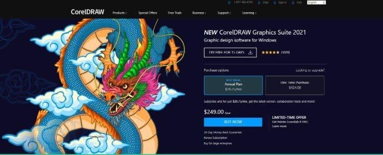 coreldraw-homepage