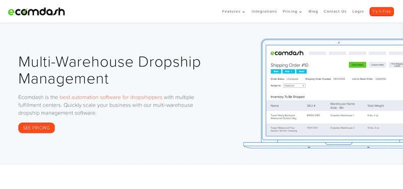 Gestion de l'inventaire - Dropshipping