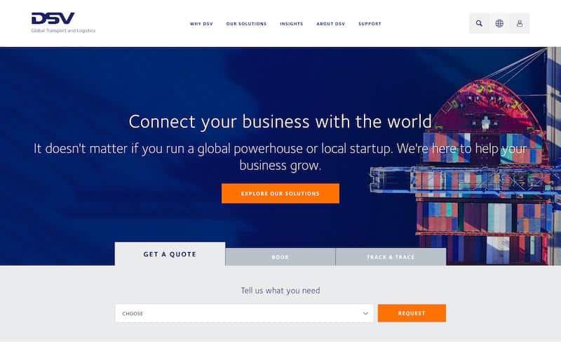 DSV Global: transport and logistics company
