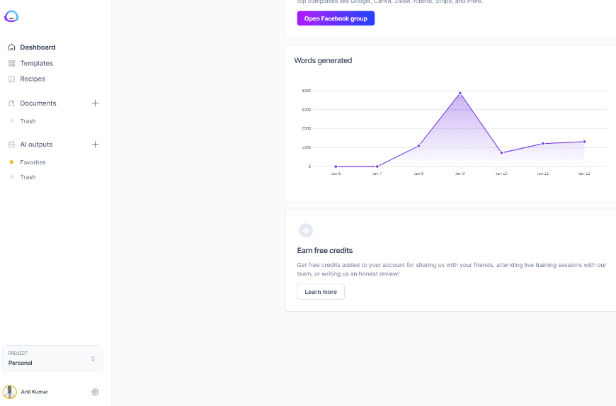 Jasper interface