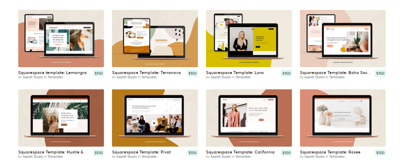 customizable templates