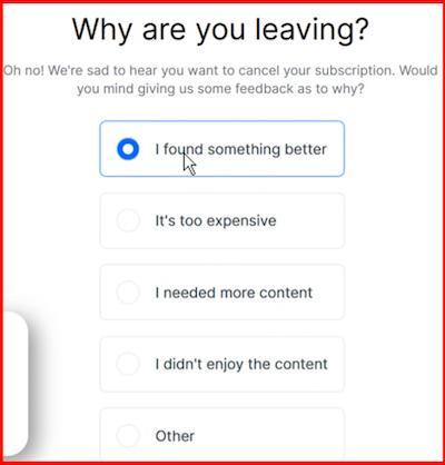 Uscreen customer churn tool
