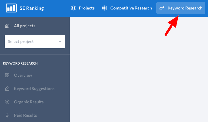 se ranking keyword research tool