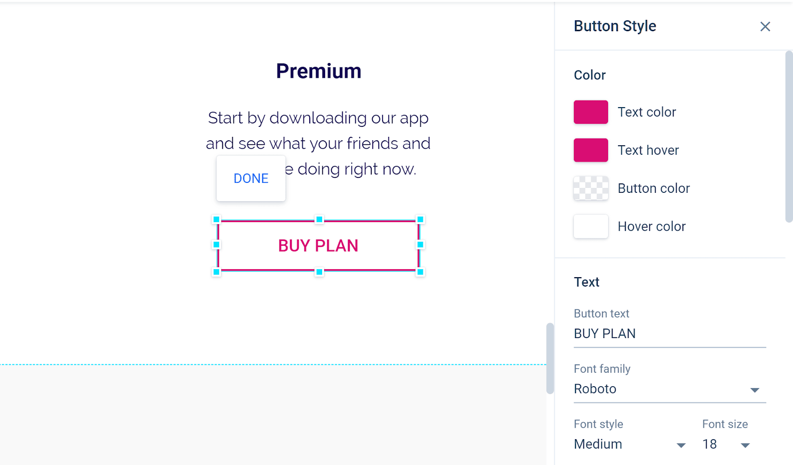 Page Builder Customization Controls