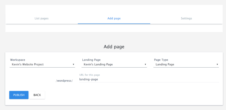 Add Page in WordPress