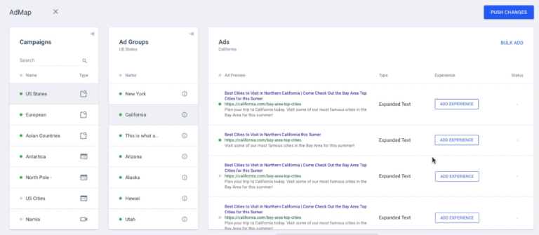 AdMap Campaigns