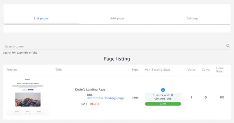 Instapage Landing Pages List