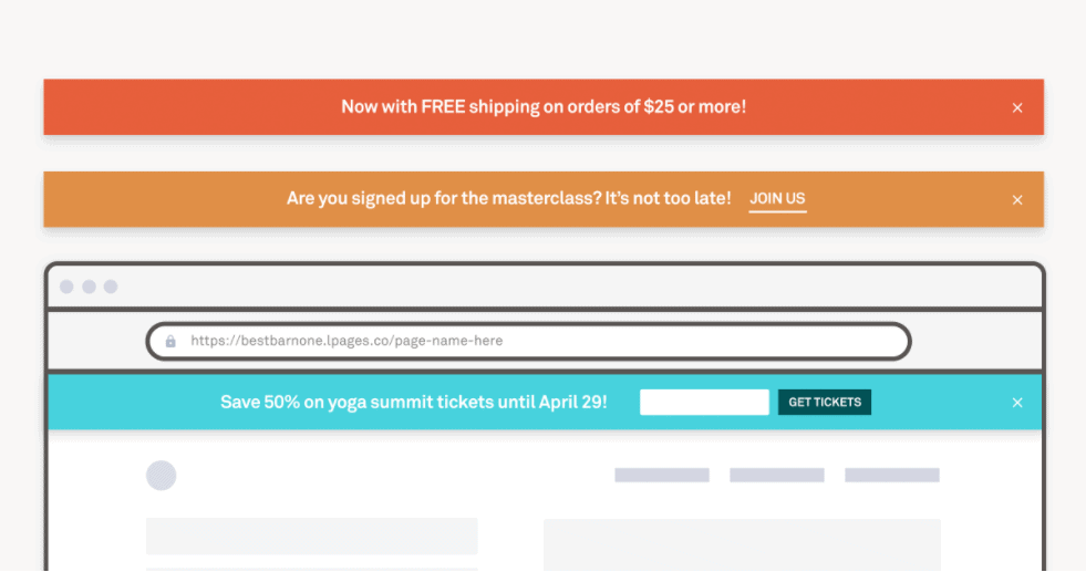 LeadPages Alert Box