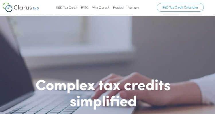 clarus R+D homepage