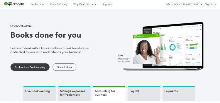 quickbooks homepage