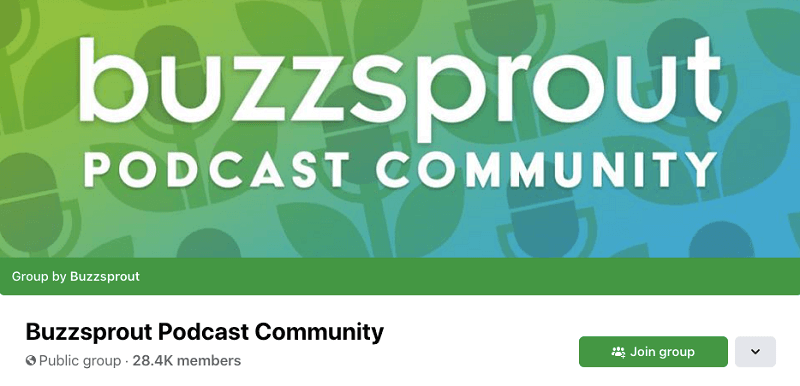 buzzsprout facebook community