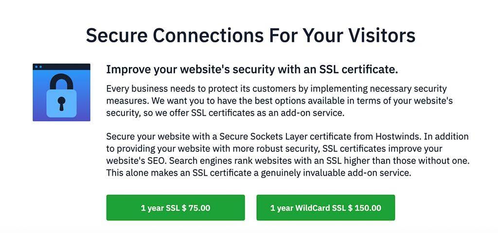 Hostwinds SSL Certificate