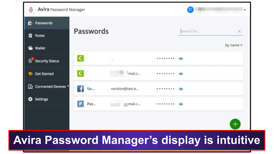7. Avira Password Manager — Easy Setup & Intuitive Features