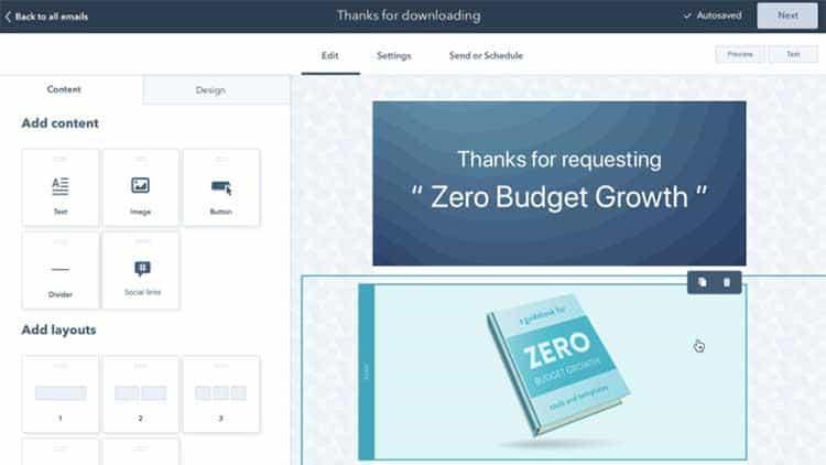HubSpot Email Marketing