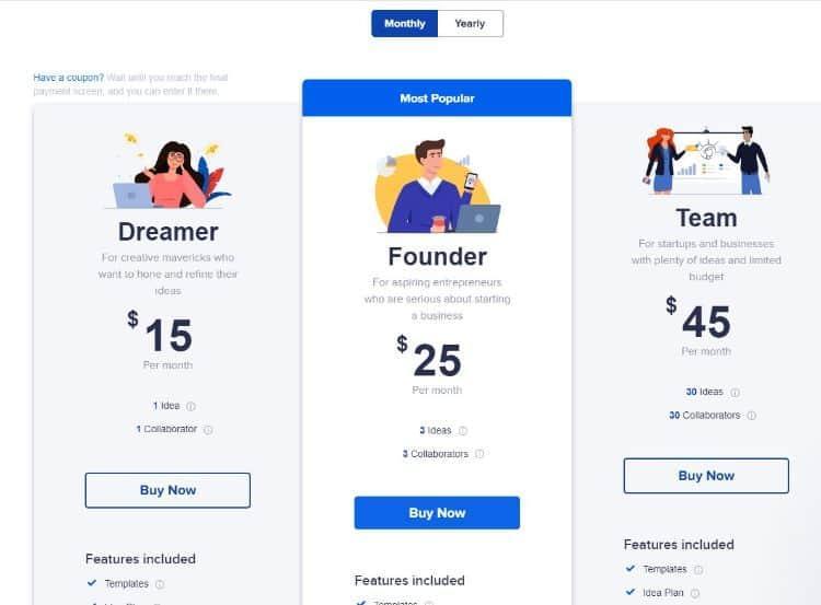 ideabuddy pricing