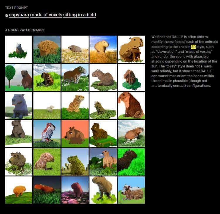 DALL-E - Images 3D