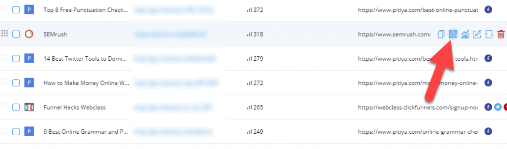 generate QR code for links