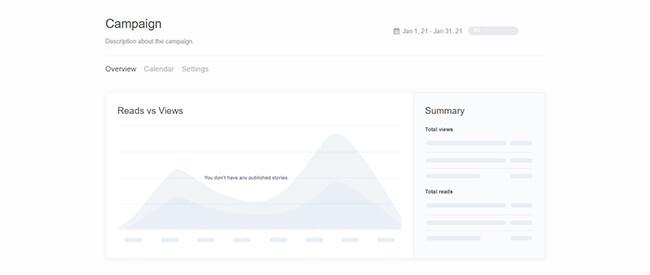 Campaign page