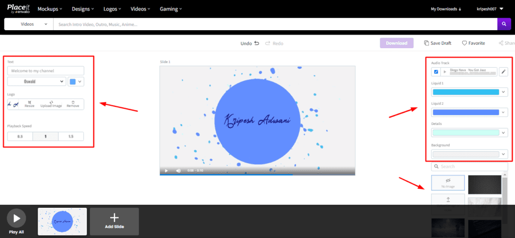 Intro-outro video - placeit